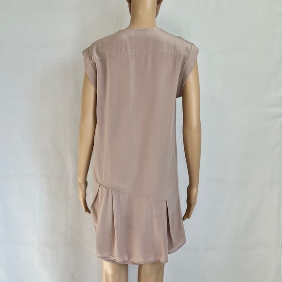 All Saints Romantic Roka Dress in Blush Pink, Women's Size 4 - Picture 4 of 12